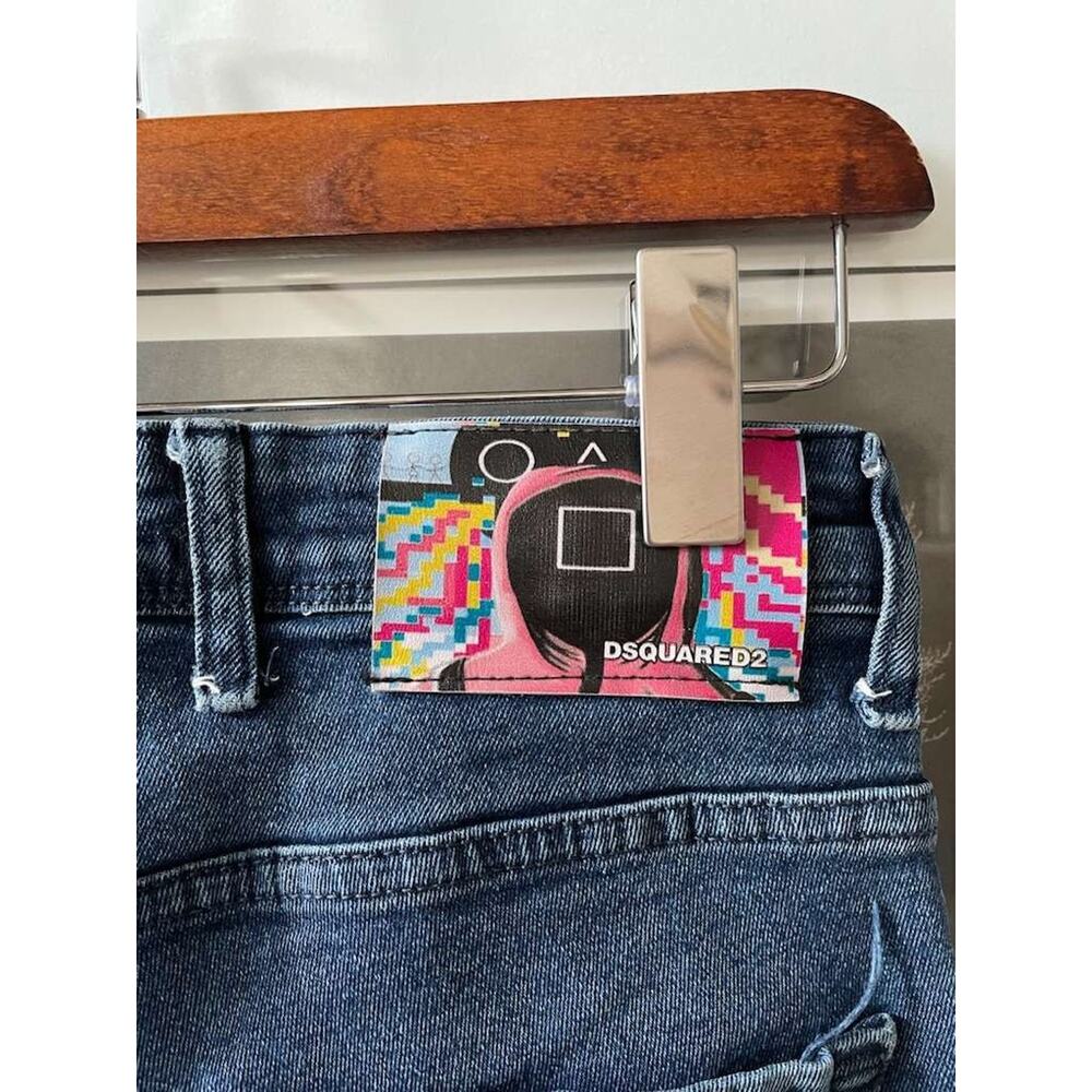 Dsquared2 Squid Game Patch Distressed Denim Jeans… - image 7